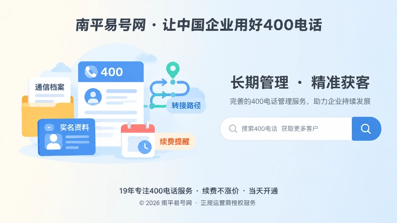 400电话办理后通信档案与搜索获客示意图